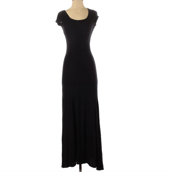 bcbg cape sleeve maxi dress
